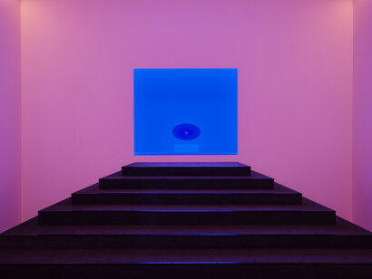 James Turrell, At one, exhibition view. Courtesy of Gagosian