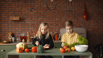 Cooking together, these young chefs are discovering the joy of healthy eating one colorful ingredient at a time