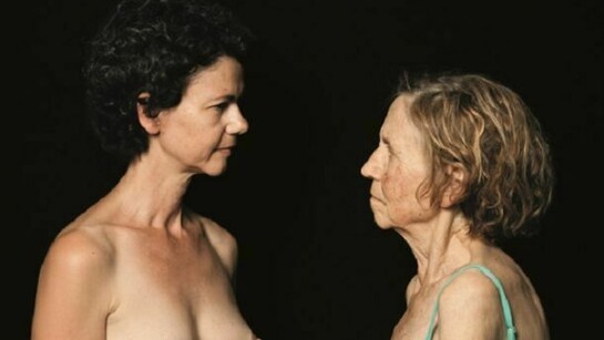 Self portrait with Mom, 2010