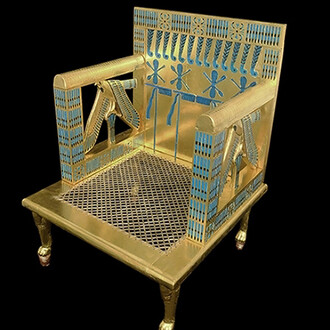 Recreating the Throne of Egyptian Queen Hetepheres. Courtesy of The Harvard Semitic Museum