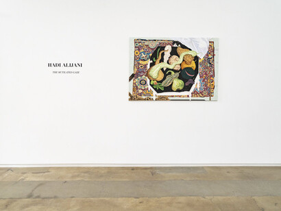 Hadi Alijani, The mutilated gaze, exhibition view. Courtesy of Michael Kohn Gallery