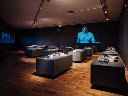 Jevgeni Zolotko, The secret of Adam, exhibition view. Courtesy of the Art Museum of Estonia