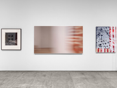 Various artists, Flags, exhibition view. Courtesy of Paula Cooper Gallery