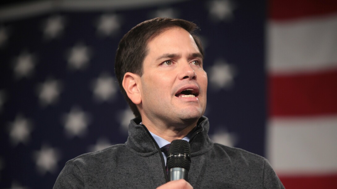U.S. Senator and newly appointed Secretary of State Marco Rubio