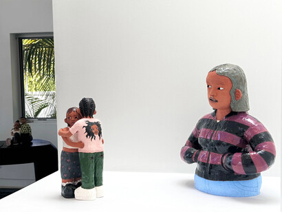 Sydnie Jimenez, Gift horse, exhibition view. Courtesy of Albertz Benda