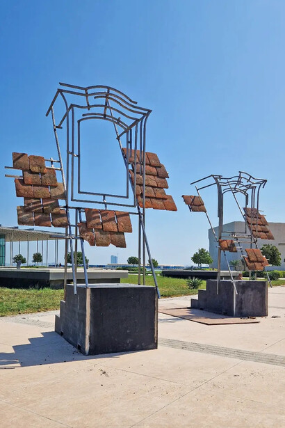 Juan Garaizabal, Ouverture sur le temps I & II, 2022. Courtesy of De Buck Gallery