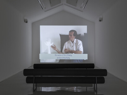 View of the exhibition “Hommage à Eric Duyckaerts” at Perrotin Paris.
Photo: Claire Dorn
© Courtesy Eric Duyckaerts