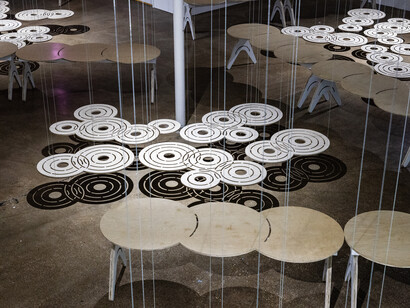 Alexandre Arrechea, Bare tool (Herramienta desnuda), exhibition view. Courtesy of Locust Projects