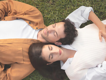 The serenity of outdoor relaxation in green spaces, surrounded by natural landscapes, for wellness in nature