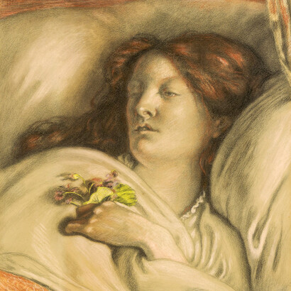 A literatura transcende a simples instrução e se torna uma ferramenta essencial para compreender e refletir sobre a vida e a sociedade. Convalescent - Portrait of Emma Madox Brown, 1872. Ford Madox Brown (d.1893)