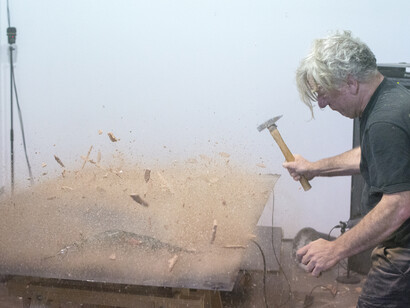 FM Einheit, Blech No.316 to 324.Performance réalisée les 5 et 6 mars au plateau. Photo Martin Argyroglo