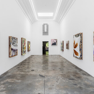James Richards, Material abstraction, exhibition view. Courtesy of Lowell Ryan Projects Gallery