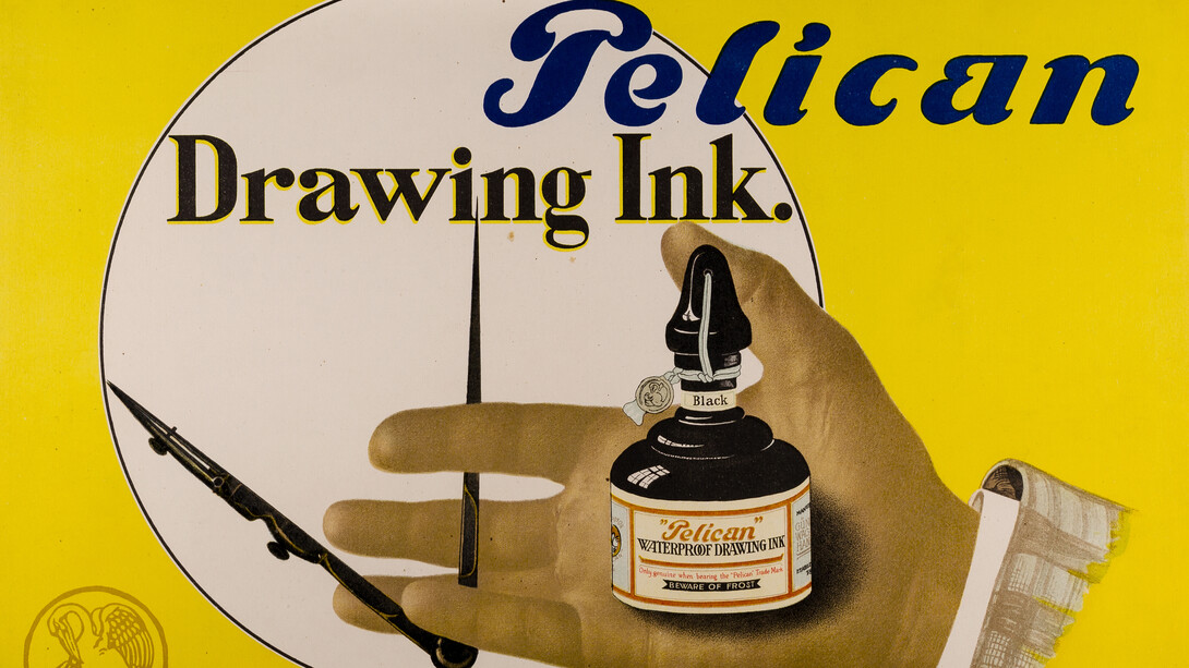 El Lissitzky, Advertisement sign “Pelikan, drawing Ink”, Hannover, 1925. Courtesy of Museum für Kunst und Gewerbe Hamburg