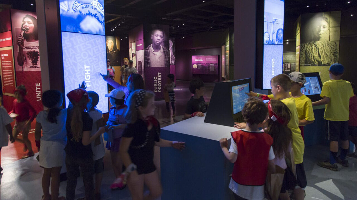Facing freedom in America, exhibition view. Courtesy of the Chicago History Museum