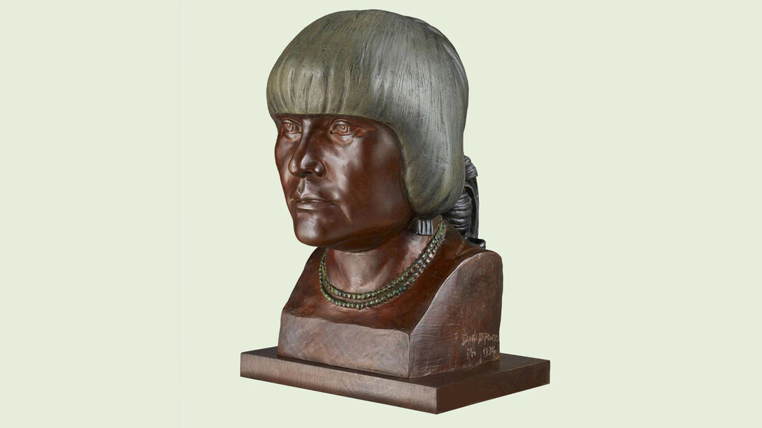 Malvina Hoffman. Bronze bust of Desideria Montoya Sanchez. Courtesy of Field Museum