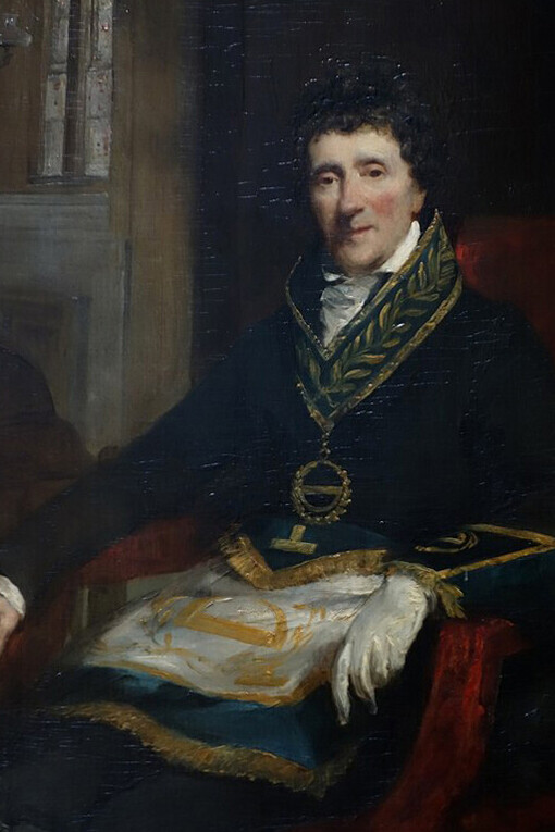 Exhibit in Sir John Soane's Museum, London, England, by J. Jackson R. A.
