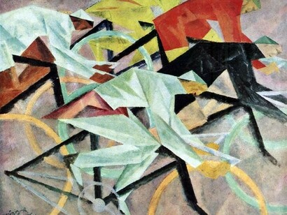Lyonel Fininger The Bicycle Race (1912)