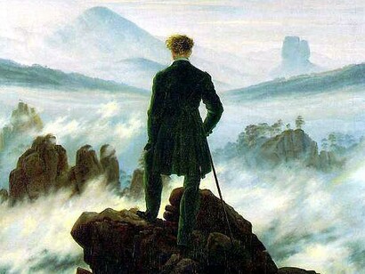 Caspar D. Friedrich: Caminante ante un mar de niebla (1818)
