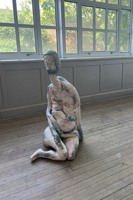 Amber Rane Sibley, I’m sorry I didn’t tell you earlier, 2023. Courtesy of Fireman Gallery