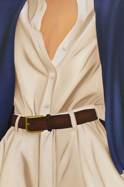 Alli Conrad, Navy caszh, 2024. Courtesy of The Hole
