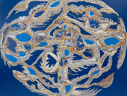 Theresa Weber, Archipelago network, 2024. Courtesy the Artist and October Gallery,