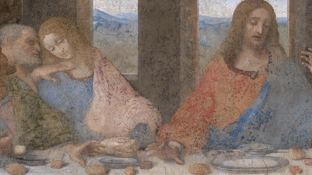 L'Ultima Cena di Leonardo Da Vinci, dettaglio
