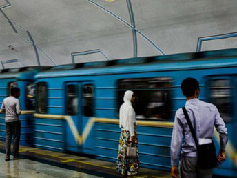 The Tashkent metro is representative of the city's place in history
