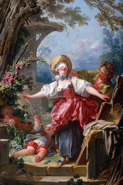 "Le colin maillard" (Mosca cieca), 1750-52, Fragonard, Toledo Museum of Art, Toledo, Ohio, United States