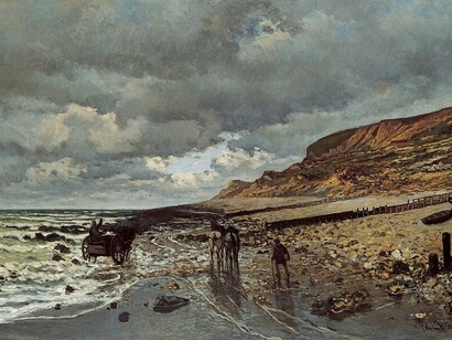 Claude Monet's La Pointe de la Hève at Low Tide
