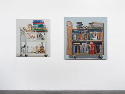 Bill Ward, Paintings, exhibition view. Courtesy of Gallery 16