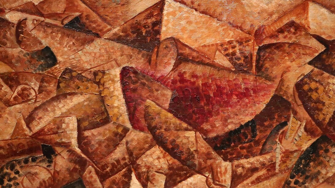 Umberto Boccioni, Dinamismo plastico, cavallo + caseggiato, Polo del Novecento e Arte Contemporanea - Museo del Novecento, Milano, Italia