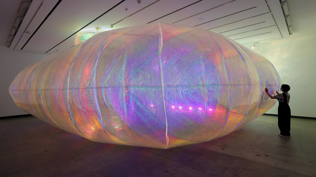 WHAT MUSEUM Exhibition View, Akihito Okunaka, Synesthesia—Crossing the senses with art—exhibition ⓒ Akihito Okunaka, Photo: Keizo Kioku