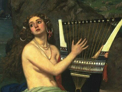 Edward John Poynter. La sirena, 1864