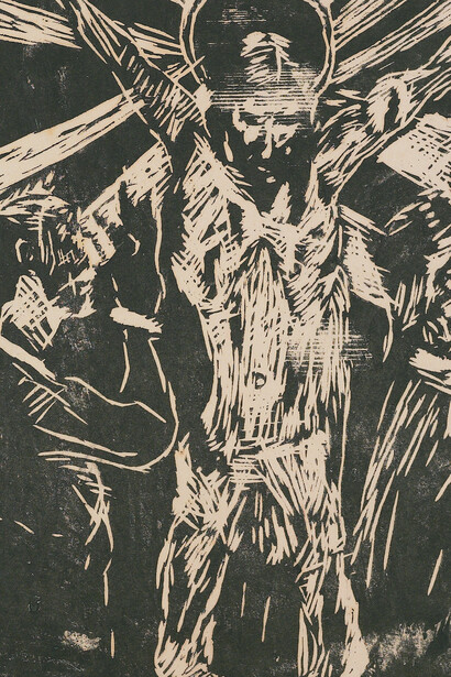 Lovis Corinth, Crucifixion, 1919. Courtesy of BYU Museum of Art