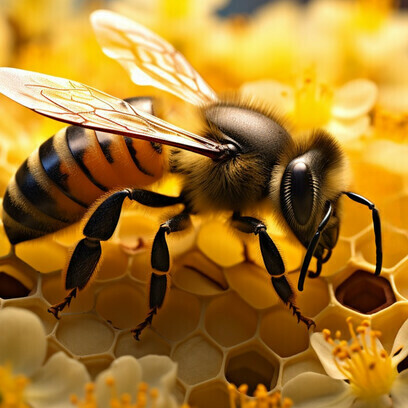 Die meisten Bienen sind nicht gesellig, sondern leben allein