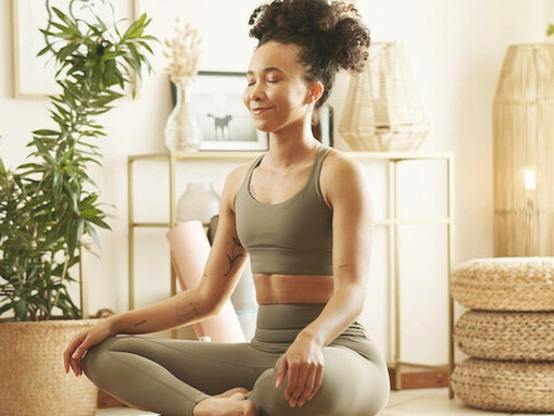 As she meditates in stillness, her mind becomes a peaceful sanctuary, sharpening focus and nurturing a sense of well-being