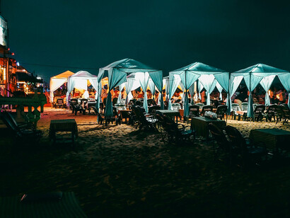 Experience the energetic nightlife of Goa, India, with its array of bars, clubs, and beach parties
