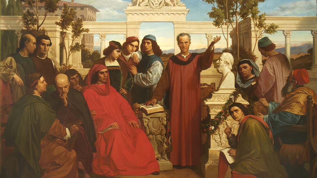 The Birthday of Plato Celebrated in the Villa di Careggi by Lorenzo the Magnificent