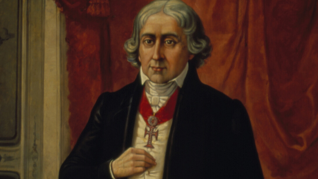 José Bonifácio de Andrada e Silva, conhecido como Patriarca da Independência, não apenas desempenhou um papel crucial na história política do Brasil, mas também fez importantes contribuições para a ciência, incluindo mineralogia, botânica e zoologia. Retrato de José Bonifácio de Andrada e Silva, pintado por Benedito Calixto de Jesus, óleo sobre tela, 1902, obra que integra o acervo do Museu Paulista da USP