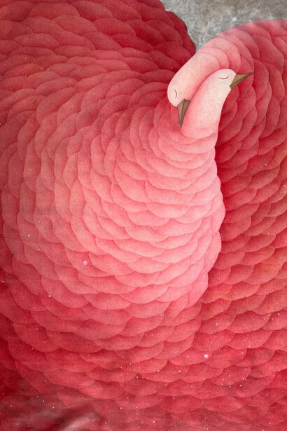 Maryam Lamei, You and me seem to have been one. Courtesy of Leila Heller Gallery