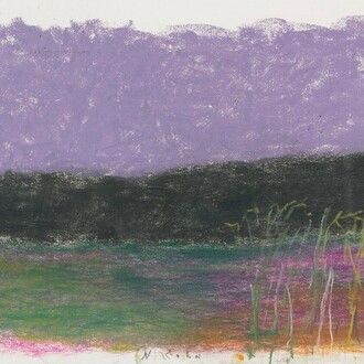 Wolf Kahn,
Near Edge of Woods, 2015
Pastel on paper
15 x 22 inches