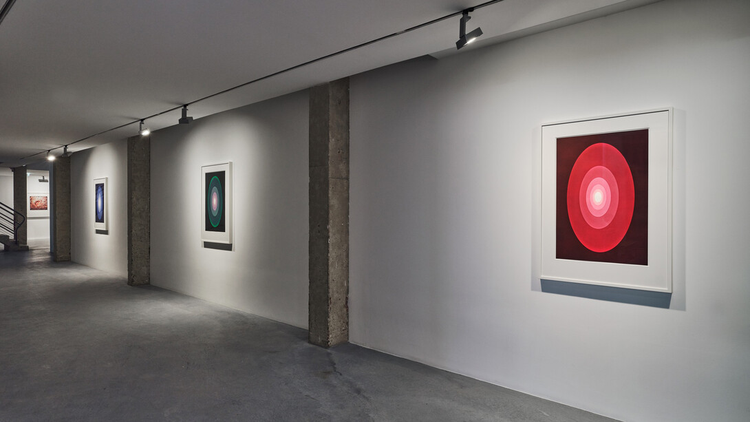 James Turrell, At one, exhibition view. Courtesy of Gagosian