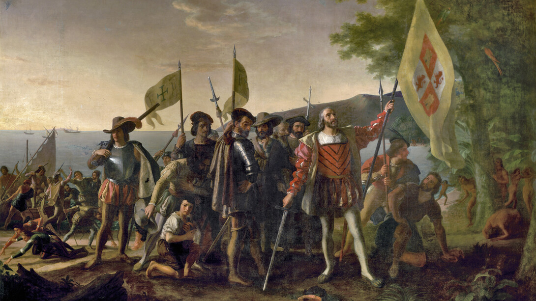 «Desembarco de Colón» (1847), John Vanderlyn