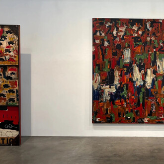 Gronk, Conquest (detail), 2021. Courtesy of Craig Krull Gallery