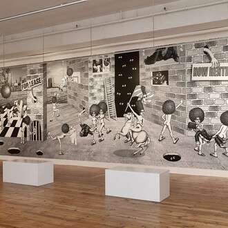 Jake Troyli, Fine line, exhibition view. Courtesy of Project for Empty Space