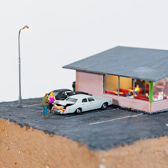 Abigail Goldman, Table for two (detail). Courtesy of Hashimoto Contemporary