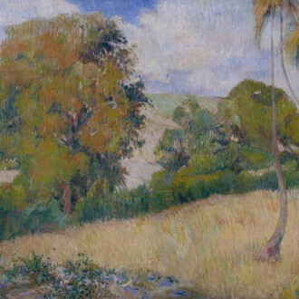 Paul Gauguin, Wiese auf Martinique, 1887. Courtesy of Kunstforum Wien