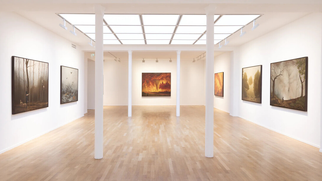 Antoine Roegiers, The great parade, exhibition view. Courtesy of Templon