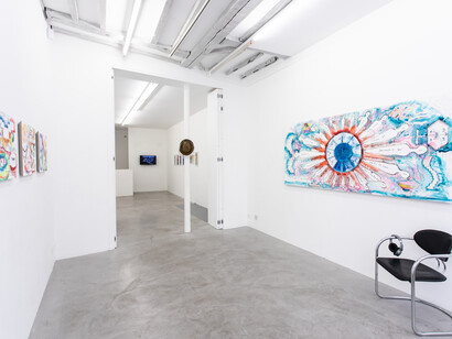 Marcos Lutyens, Hypnotic show, exhibition view. Courtesy of Alberta Pane Gallery