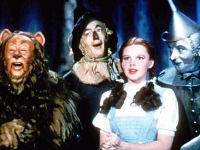 The heroes from the classic film The Wizard of Oz (1939)